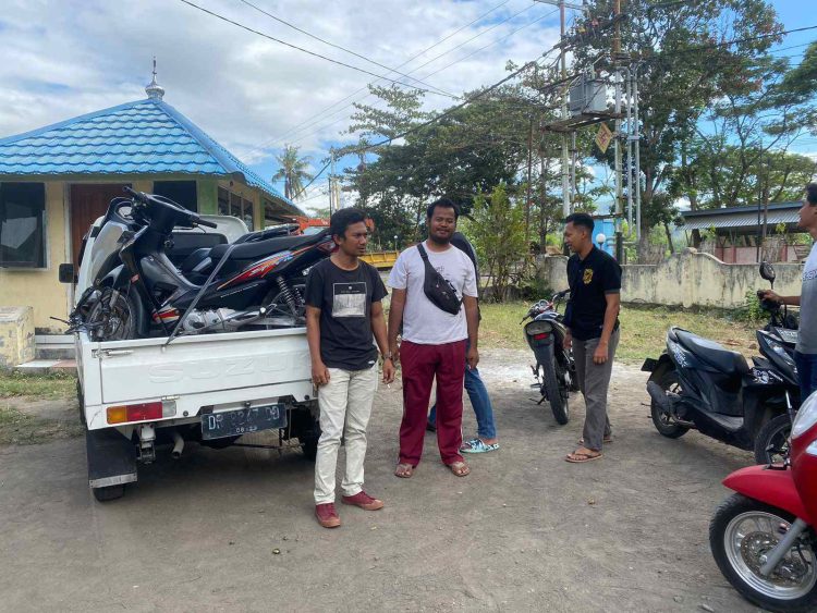 Diduga Bawa Motor Gelap, Dua Pria NTT Ditahan Polsek Woja