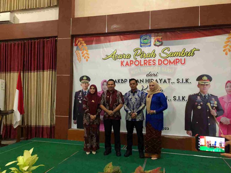 Pisah-Sambut Kapolres Dompu Digelar di Pandopo