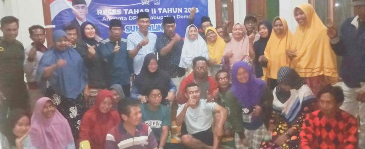 Suharlin ST. Dari Partai PAN, Gelar Reses di Desa Kareke