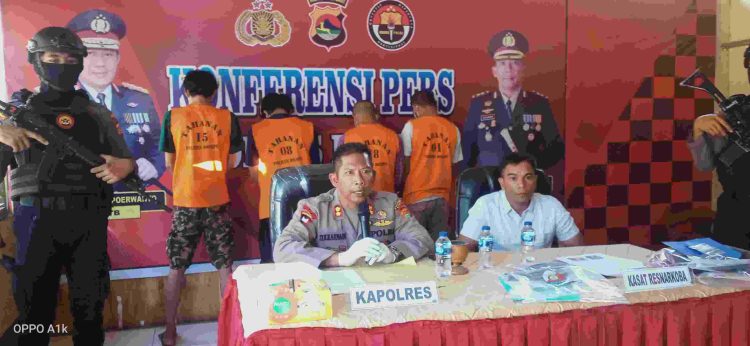 Dalam Bulan Agustus, Polres Dompu Berhasil Menyita 67,99 Gram BB Sabu-Sabu