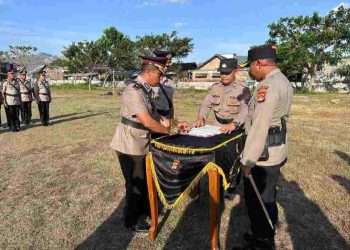 Para Perwira Polres Dompu Yang Dimutasi dan Promosi Jabatan Disertijab