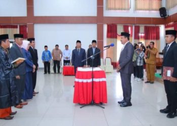 Tiga Pejabat Eselon 2 Lingkup Pemkab Dompu Dilantik