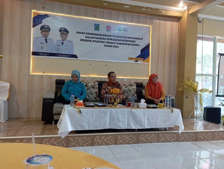 Rakor Bidang Kesehatan Dipimpin Wakil Bupati Dompu