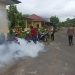 Dikes Dompu Fogging Fokus DBD di Komplek Brimob