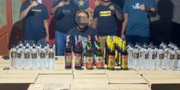 Sopir Truk Diamankan, Ratusan Botol Miras Disita Polres Dompu