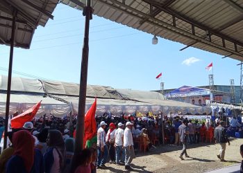 Deklarasi Pencalonan AKJ-Syah Dihadiri Ribuan Pendukung