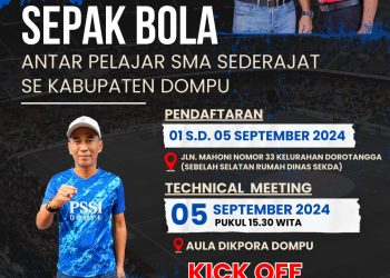 ASKAB PSSI Dompu Akhirnya Membuka Pendaftaran Liga Sepak Bola Antar Pelajar SMU/Sederajat