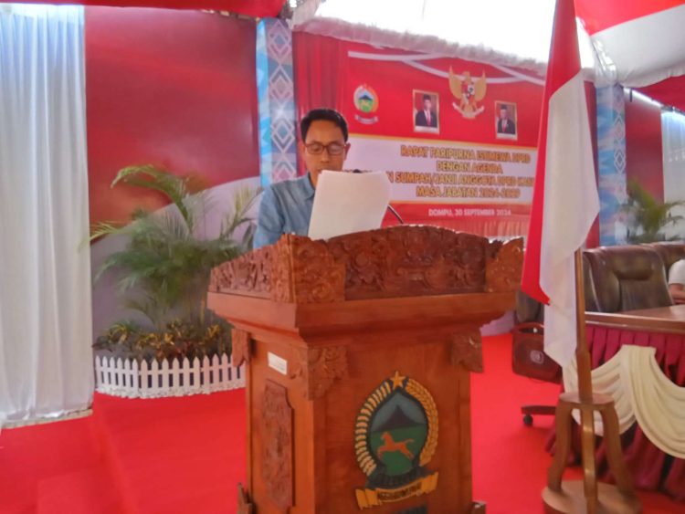 Setwan Dompu Maksimal Persiapkan Pelantikan 30 Orang Anggota DPRD Dompu