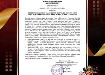 Lolos Calon, Pasangan AKJ Vs Pasangan BBF Resmi Bertarung 27 November 2024