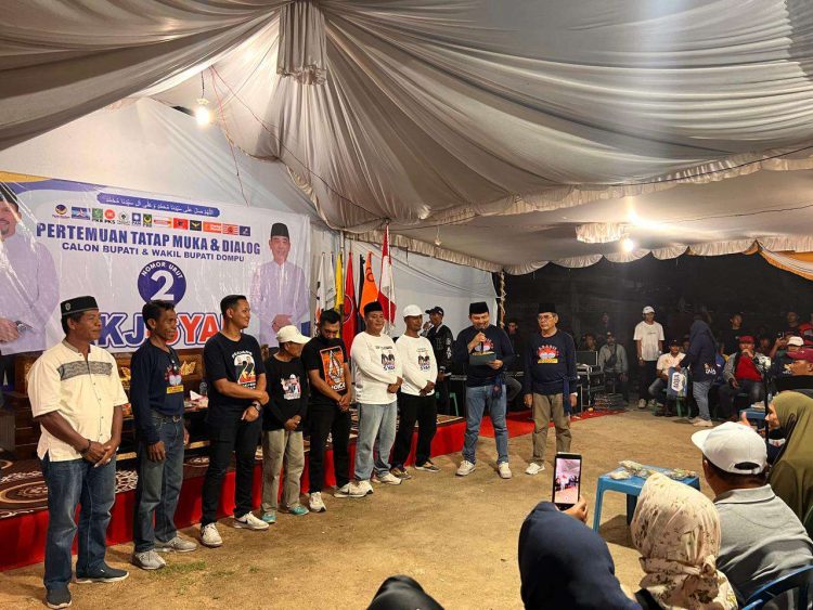 Kampanye Tertutup AKJ-Syah di Kareke, Timses Optimis Dapat 85 Persen Suara