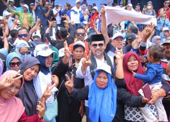 Kampanye AKJ-Syah, Andi Bachtiar Tantang 12 Desa se Pekat