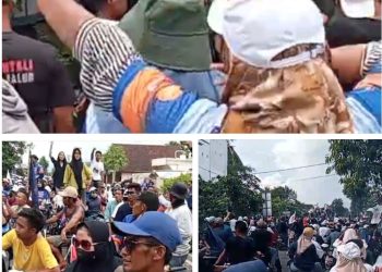 AKJ-Syah Blusukan di Kempo, Massa Padat Merayap