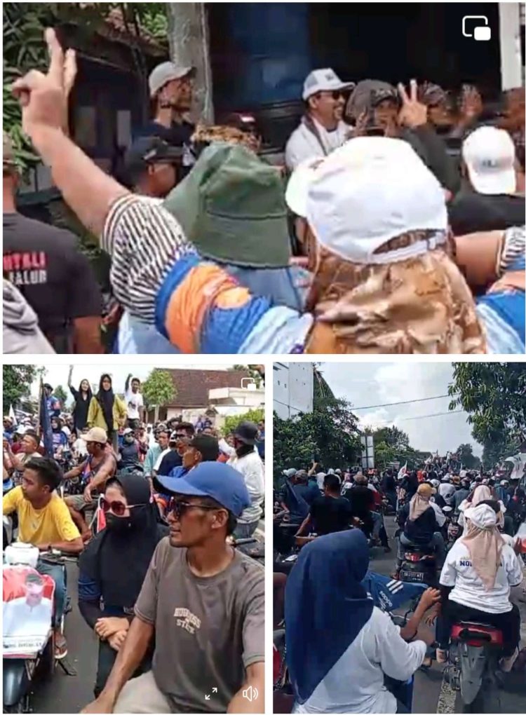 AKJ-Syah Blusukan di Kempo, Massa Padat Merayap