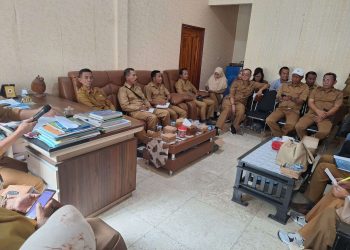 Disnakwan Dompu Gelar Rakor Jelang Vaksin PMK