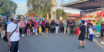 Meriahkan HPN, PWI Dompu Sukses Gelar Jalan Sehat