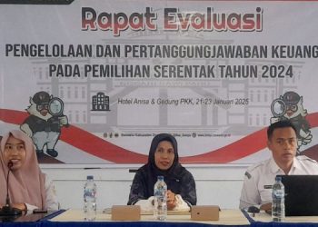 Rapat Evaluasi Pengelolaan Keuangan Pada Pilkada 2024 Digelar Bawaslu Dompu