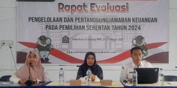 Rapat Evaluasi Pengelolaan Keuangan Pada Pilkada 2024 Digelar Bawaslu Dompu