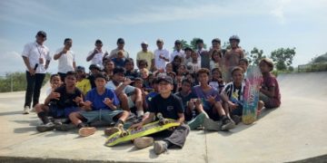 Skateboard Turnamen Lakey 2025 Menggempar