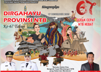 BADAN PENGENGELOLAAN KEUANGAN DAN ASET DAERAH PROVINSI NUSA TENGGARA BARAT MENGUCAPKAN DIRGAHAYU NTB YANG KE 67 TAHUN 2025.