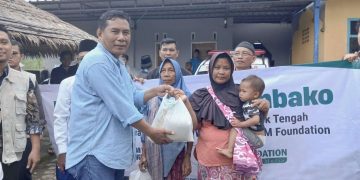 Tanggap Bencana, PWI NTB Gandeng MIM Foundation Bantu 337 Warga Terdampak Banjir di Lombok Tengah