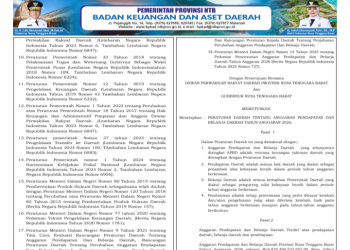 Sosialisasi APBD Provinsi NTB Tahun 2026