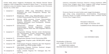 Sosialisasi APBD Provinsi NTB Tahun 2026