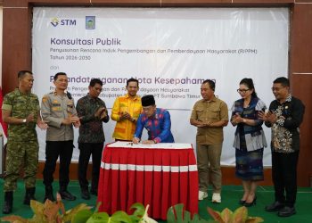 Pemkab Dompu dan PT STM Teken Nota Kesepakatan Program Pengembangan Masyarakat